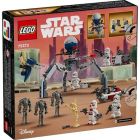 Star wars - ensemble de combat des clone troopers et droides de combat