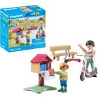 My life - boîte à livres avec maman et enfant