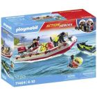 Action heroes - bateau de pompier & scooter