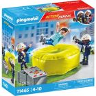 Action heroes - pompiers avec coussin de sauvetage