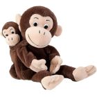 Marionnette - maman et bébé singes ''cheeta & bibi''