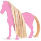 Cheveux beauté chevaux blonds