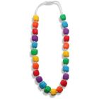Collier  de dentition ''princess & the pea'' - arc-en-ciel