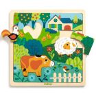 Casse-tête en bois : puzzlo farm