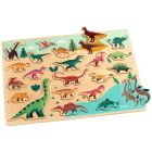 Casse-tête en bois : puzzlo dino