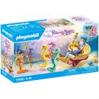 Princess magic - calèche avec sirènes et hippocampes