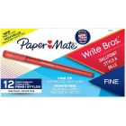 Stylo à bille write bros.® pointe fine. boîte de 12.