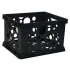 Boîte de rangement empilable grand format. 17-1/4 x 14-1/4 x 10-1/2”h.