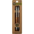 Ensemble stylo/porte-mine onyxgreen noir en bambou