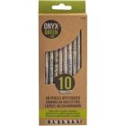 Crayons mines hb#2 onyxgreen en journal recyclé (10)