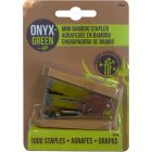 Mini agrafeuse onyxgreen en bambou avec 1000 agrafes