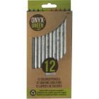 12 crayons de couleur onyxgreen, journal recyclé