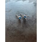 Boucles d'oreilles sweet love - saphir - petites