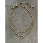 Bracelet de cheville love rush - dorée
