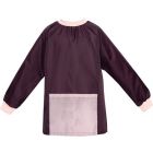 Tablier bourgogne et rose