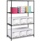 Étagère de métal industrielle Étagère complète 48 x 24 x 72 po. h.