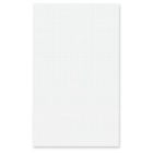 Bloc de papier blanc quadrillé 4 car./po. paquet de 5. 8-3/8 x 14"
