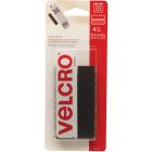 Attaches velcro® bandes, 3-1/2 x 3/4". paquet de 4. noir
