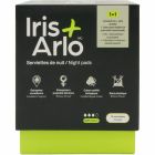 Serviettes de nuit 100 % coton biologique emballage compostable fabriqué à partir de biofilm boîte de 10