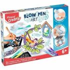 Blow pen art petits oiseaux
