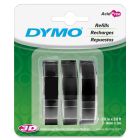 Rubans d'impression paquet de 3 recharges noir