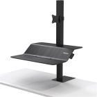 Station de travail assis-debout lotus™ ve moniteur simple