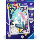 Peinture à numéros creart : bonjour petite licorne