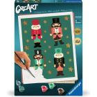 Peinture à numéros creart: casse-nosiette de noël