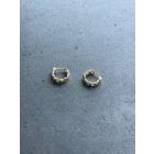 Boucles d'oreilles mini queen doré