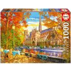 Casse-tête : notre-dame en automne (1000)