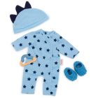Lullababy - pyjama bleu avec pantoufles