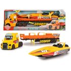 Camion et bateau de course 41 cm