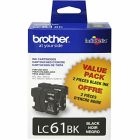 Paquet double de cartouches jet d'encre lc612pks