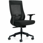 Fauteuil à basculement synchronisé à dossier haut