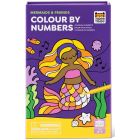 Coloriage par numéros - sirènes et amis