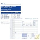 Bons de réparation numérotés bilingue