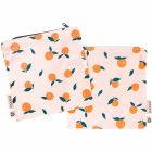 Ensemble de pochettes à collation execo orange