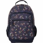 Sac à dos bleu marin avec fleurs