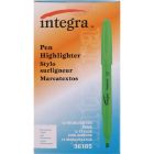 Surligneurs integra boîte de 12 vert
