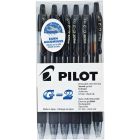 Stylos à bille roulante rétractable g2 0,7 mm. boîte de 6 noir