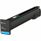 Cartouche de toner du programme de retour lexmark 77l1h cyan