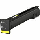 Cartouche de toner du programme de retour lexmark 77l1h jaune