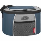 Glacière 6 canettes thermos bleu roi/noir
