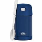 Bocal à nourriture funtainer® en acier inoxydable thermos bleu marin