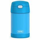 Bocal à nourriture funtainer® en acier inoxydable thermos bleu