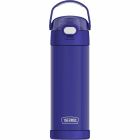 Bouteille d'eau en acier inoxydable avec bec verseur et couvercle verrouillable thermos violet foncé