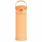Bouteille d'eau en acier inoxydable avec bec verseur et couvercle verrouillable thermos orange