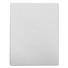 Bloc de papier blanc quadrillé 5 car./po. paquet de 10. 8-3/8 x 10-7/8"