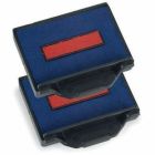 Tampon de rechange 6/50 bleu/rouge