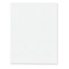 Bloc de papier blanc quadrillé 4 car./po. paquet de 5. 8-3/8 x 10-7/8"